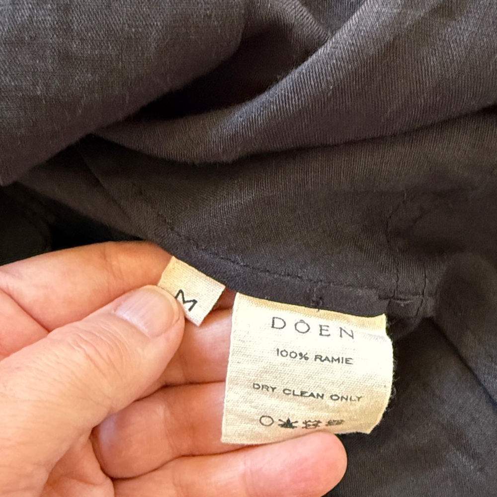 Doen Albertine Top, sz M, Black (pls read). - Picture 10 of 16